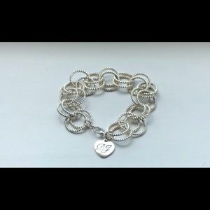 Betsy Johnson Silver Link Bracelet